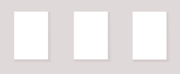 Fototapeta premium blank realistic wall art frame image poster a4 concept design