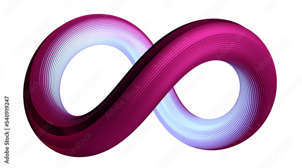 Poster Infinite symbol community connection of metaverse world global network technology system and abstract loop sign element on innovation digital communication. Transparent background. 