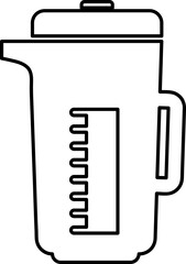 kettle icon vector symbol template on white background