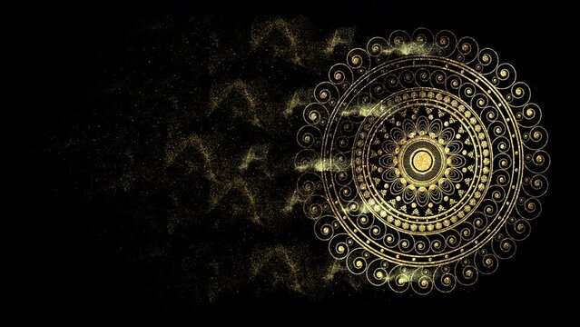 Eid Al Adha Mubarak celebration for the Muslim community with elegant arabesque mandala icon background decorations icon with alpha channel ready