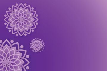 mandala background vector ornament  floral symbol