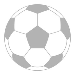 Foot Ball or Soccer Ball Icon Symbol for Art Illustration, Logo, Website, Apps, Pictogram, News, Infographic or Graphic Design Element. Format PNG