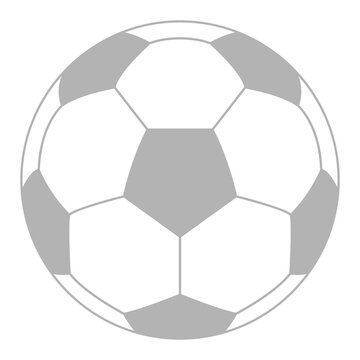 Foot Ball or Soccer Ball Icon Symbol for Art Illustration, Logo, Website, Apps, Pictogram, News, Infographic or Graphic Design Element. Format PNG