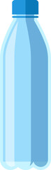 Fototapeta premium Water plastic bottle vector illustration