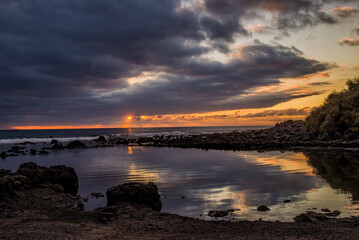 La Gomera Valley del Rey Canary Islands Sunset