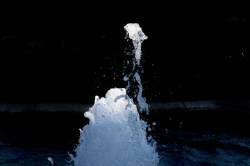Obraz na płótnie Canvas 噴水の水飛沫