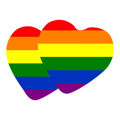 The LGBT pride flag or rainbow pride flag includes the flag of the lesbian, gay, bisexual, and transgender LGBT organization.