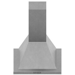 3D rendering illustration of a cooker hood