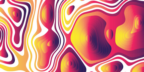 3d gradient topography contour lines background