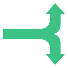 crossroad arrow