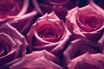 Pink Roses, Made by AI, Artificial Intelligence