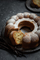 bundt cake moelleux gâteau fondant fait maison poire vanille