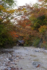 Geto Onsen is a traditional ryokan (Japanese inn) with "onsen" - natural hot spring baths. It was founded in 1134 and is located in Kitakami, Iwate Prefecture, Japan.