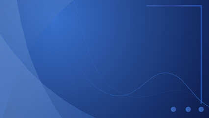 Abstract blue background with geometric memphis style