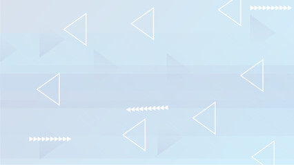 Abstract white background with geometric memphis style