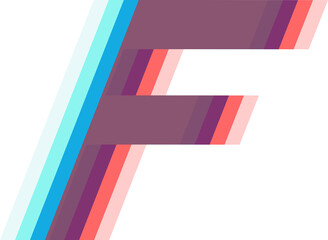 linear letters alphabet italic font style