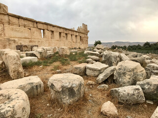 Amman, Jordan, November 2019 - A pile of rocks