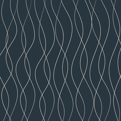 Seamless vector illustration pattern with hand drawn brush waves in pastel colors. Can be used for party, holiday, birthday, invitation design