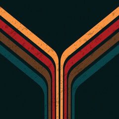 Retro fun lines vertical background