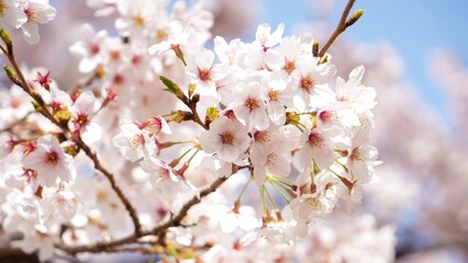 日本、桜、東京、春の風景、日本の国花