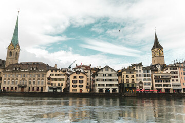Fototapeta premium view of the old town