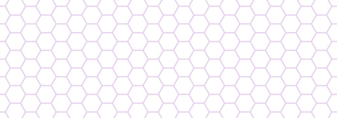 White hexagon on light violet backgrounds. Abstract pattern football. Abstract tortoiseshell. Abstract honeycomb