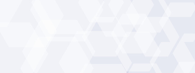 Obraz premium Abstract white and grey geometric hexagon background with shadow. Hexagonal pattern background. Vector illustration.