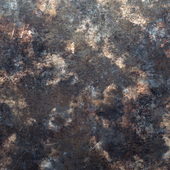 Grunge iron plate. Industrial metal background. 3d rendering