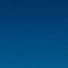 Winter snowed night sky background