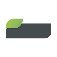 Green Leaf Text Box 29