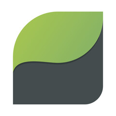 Green Leaf Text Box 10