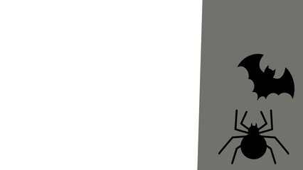 Halloween theme banner or background
