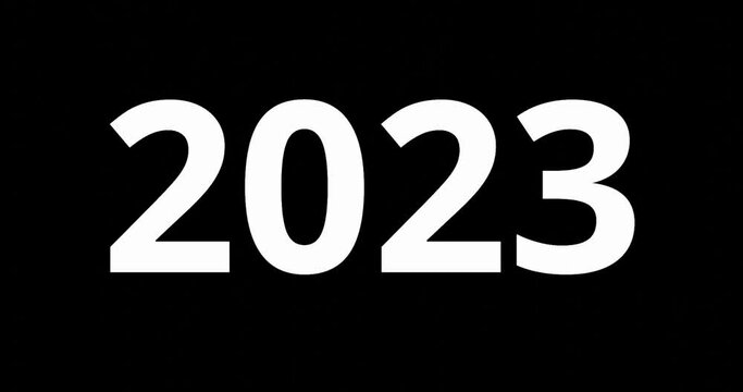changing moving years in number for past or future concept
