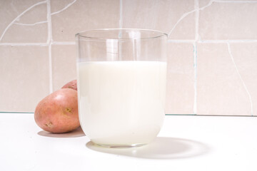 Alternative vegan potato milk