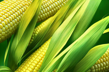 close up of corn