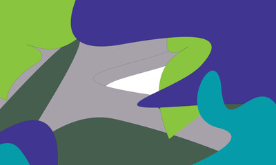 Obraz premium 3d rendered illustration of a green arrow