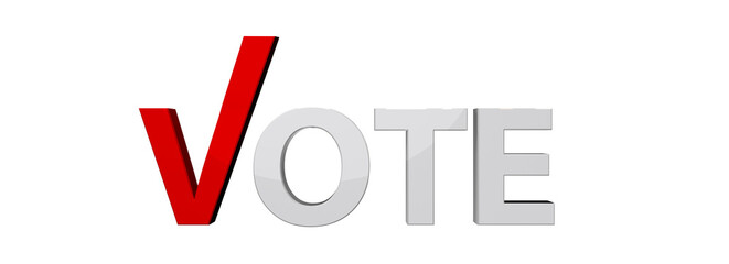 Voting and election concept. Making the right decision