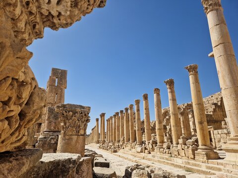 The Archeological Site of Jerash in Jordan