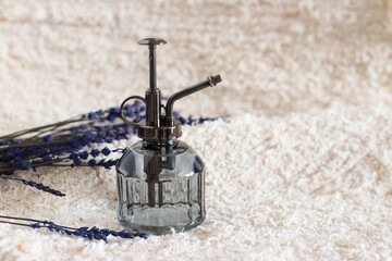 Vintage glass water spray  bottle