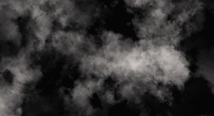Mystery fog texture overlays for text or space. Smoke chemistry, mystery effect on isolated background. Stock illustration.