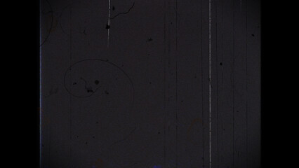 Old film frame overlay with dust, hair, jitter, scratches, noise. Grunge effect texture.