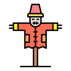 Scarecrow Filled Line Icon