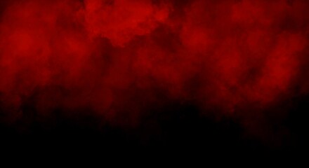 Panoramic view misty fire smoke background. Abstract texture overlays for copyspace.