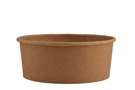 bowl paper for food packege isolated