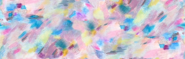 カラフルなオイルパステルの抽象的な背景テクスチャー