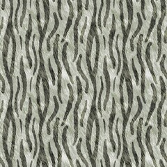 Cute safari tiger print fur wild animal pattern for babies room decor. Seamless furry green textured gender neutral print design. 