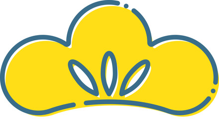 年賀状、正月飾りに使える和洋折衷の松の葉