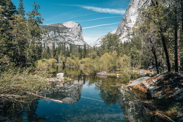Lake in the mountains of Yosemite