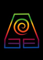 illustration of an background with arrows