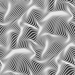 Wavy linear abstract seamless texture.